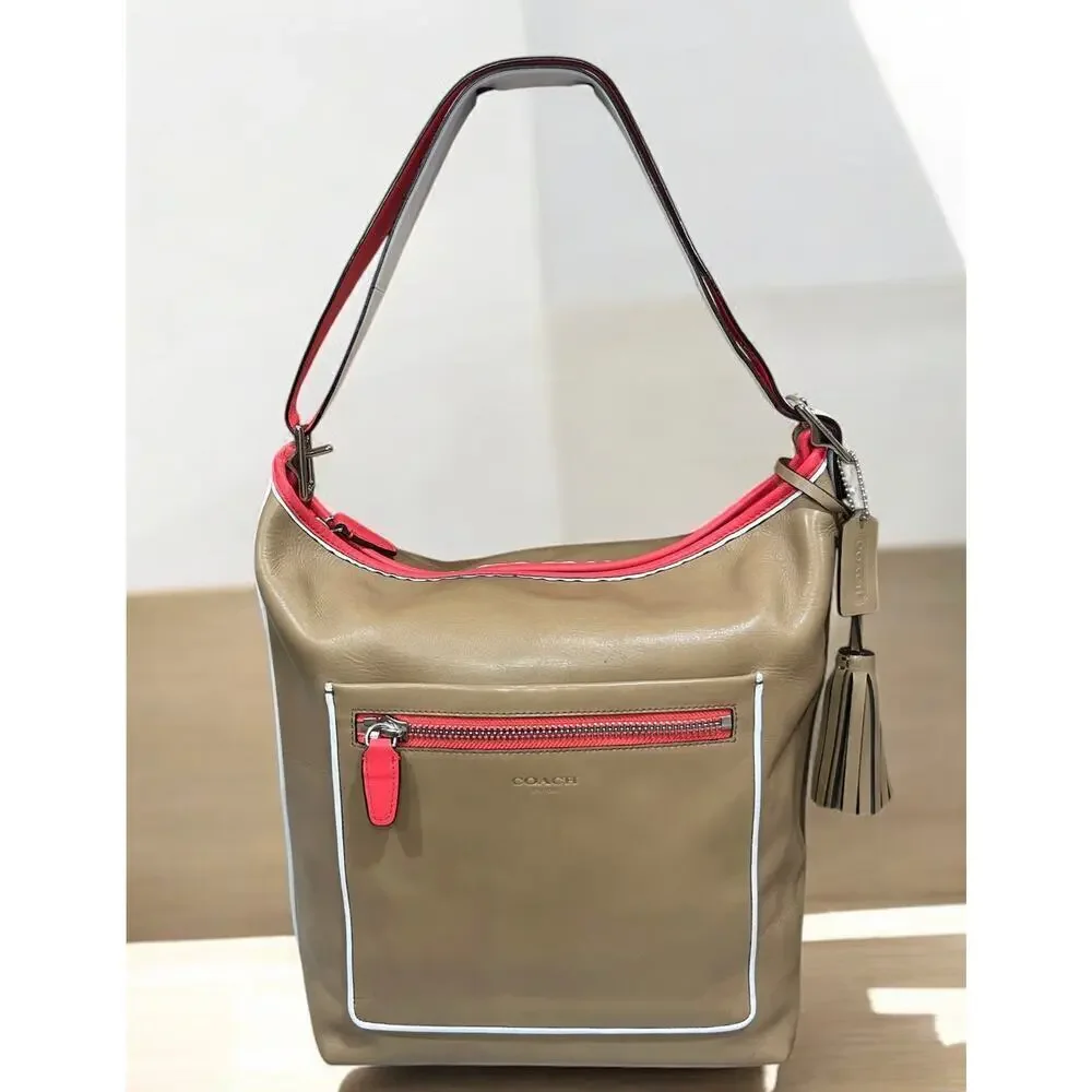 Coach 22414 Legacy Large Duffle Bag & 48885 Legacy Zip Wallet